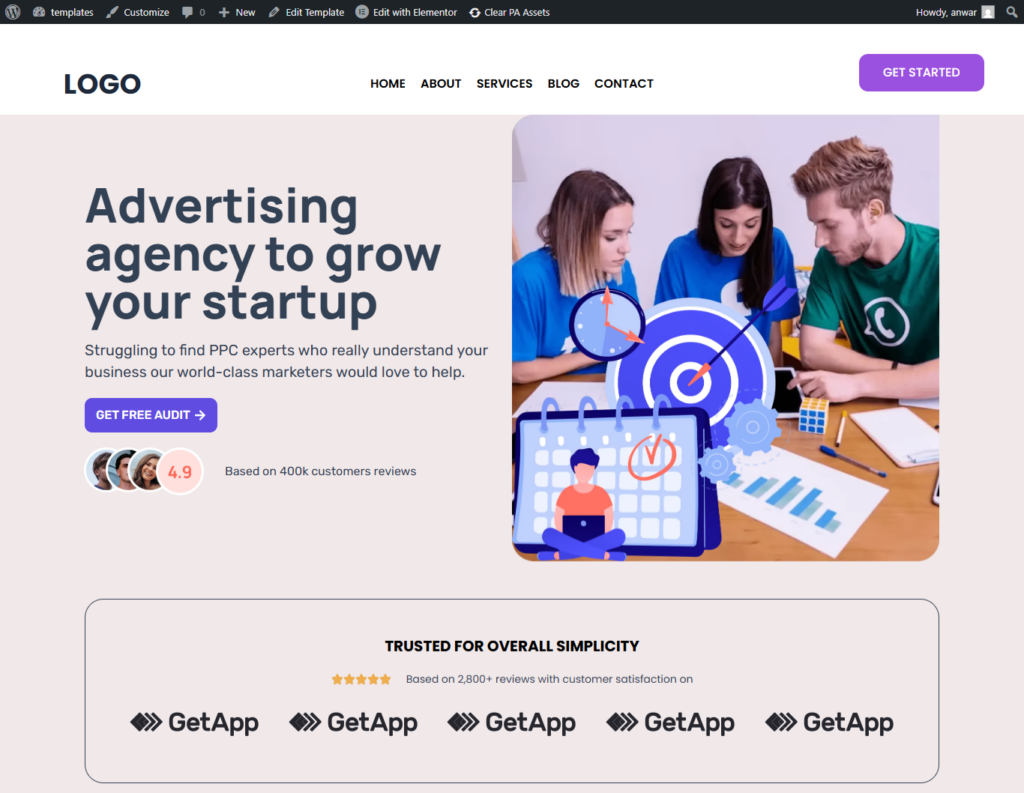 Web-Template/h2, advertising/h1